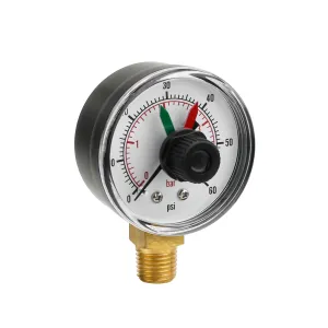 ECX271261 Pool Pressure Gauge Replacement for Select Hayward Filter & Multiport Valve, Boxed Pool Pump Pressure Gauge Replacement