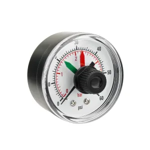 ECX2712B1 Pressure Gauge Replacement for Select Hayward Pool Filter DE, Sand and Cartridge Filters, ProGrid DE Filter, XStream Filters & SwimClear Filter, 190059 Pool Filter Dial Pressure Gauage