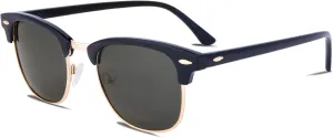 EFE Classic Oversized Polarized Sunglasses for Women Composite TR90 Frame UV 400 Protection Fashion Retro Eyewear
