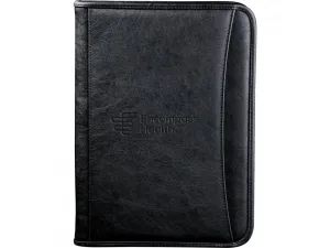 Encompass Health Black Zippered Padfolio