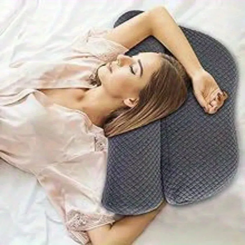 Ergonomic Contoured Memory Foam Neck Pillow – Orthopedic Support for Deep Sleep