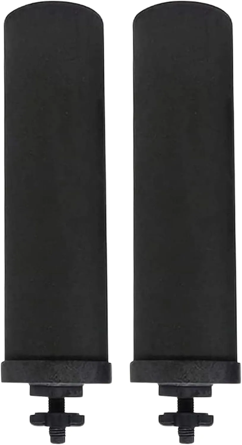 EuroGuard® Gravity Water Filter Replacement Cartridges – 2 Pack | Compatible with Berkey® Systems | NSF/ANSI 42&372 Standard | Removes 99.99% Chlorine, Heavy Metals, Pesticides and others