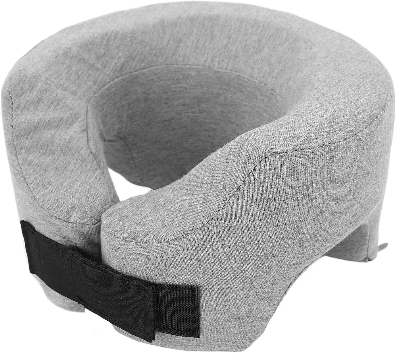 Face Down Pillow Easy Breath Memory Foam Removable Washable Cover Ergonomic Headrest Face Cushion for Beauty Salon Office Nap Travel