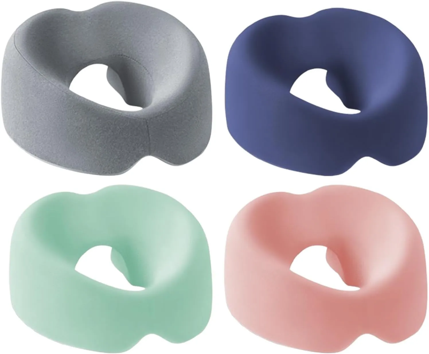 Face Down Pillow Face Down Prone Pillow Ergonomic Multipurpose Home Massage Headrest Memory Foam Pillow for Salons Prone Face-Down Resting Flights, Gray