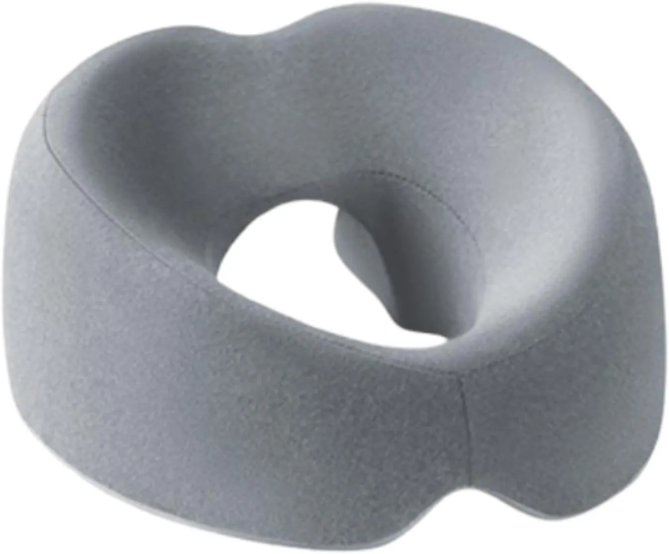 Face Down Pillow Face Down Prone Pillow Ergonomic Multipurpose Home Massage Headrest Memory Foam Pillow for Salons Prone Face-Down Resting Flights, Gray