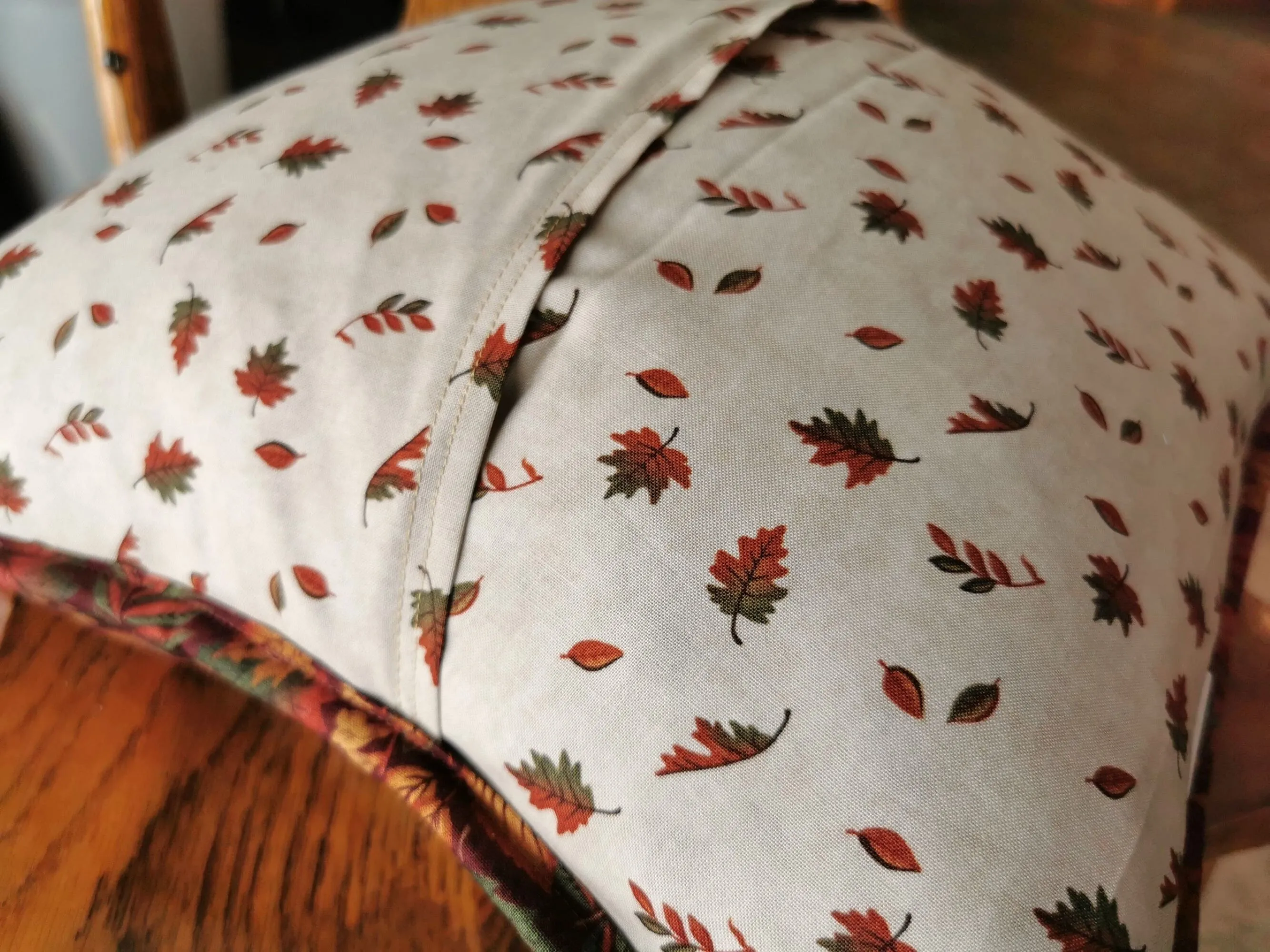 Fall Leaves Quilted Pillow