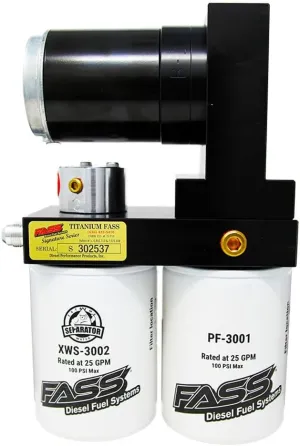 FASS TSD07165G Titanium Signature Series 165GPH Diesel Fuel System fits RAM 5.9L and 6.7L Cummins 2005-2018 & 2021