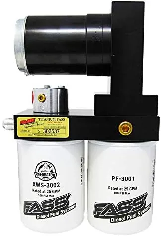 FASS TSD08100G Titanium Signature Series Diesel Fuel Lift Pump 100GPH fits Dodge Cummins 5.9L 1998.5-2004
