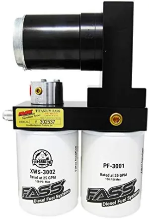 FASS TSD08100G Titanium Signature Series Diesel Fuel Lift Pump 100GPH fits Dodge Cummins 5.9L 1998.5-2004