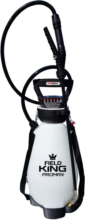 Field King 190571 Lithium-Ion Battery Powered Pump Zero Technology Sprayer, 2-Gal, White