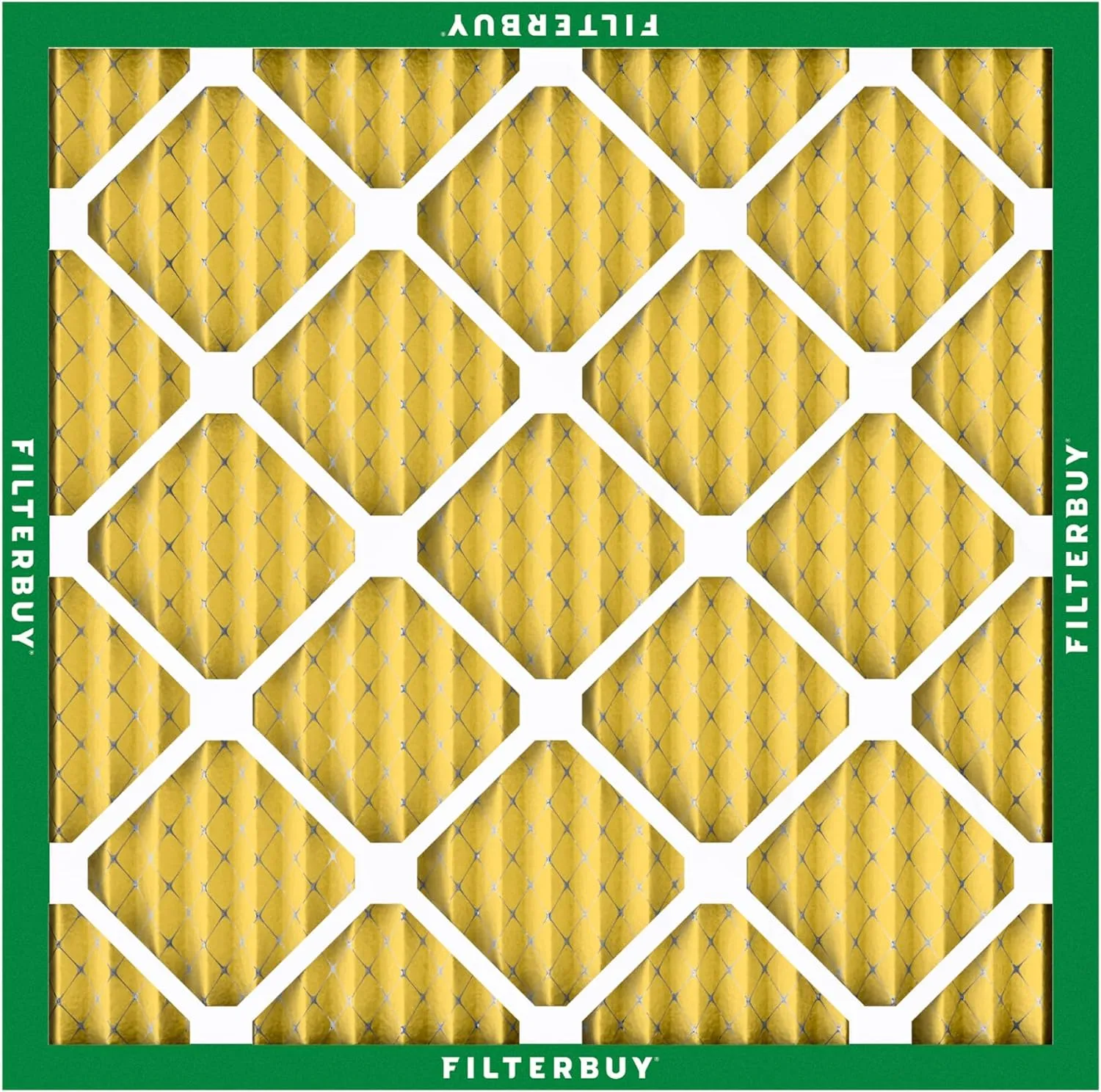 Filterbuy 12x12x1 Air Filter MERV 11 Allergen Defense (4-Pack), Pleated HVAC AC Furnace Air Filters Replacement (Actual Size: 11.75 x 11.75 x 0.75 Inches)