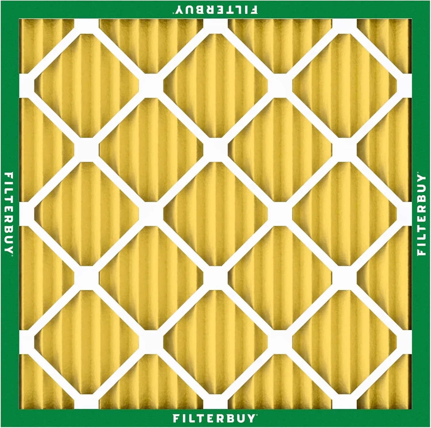 Filterbuy 12x12x1 Air Filter MERV 11 Allergen Defense (4-Pack), Pleated HVAC AC Furnace Air Filters Replacement (Actual Size: 11.75 x 11.75 x 0.75 Inches)