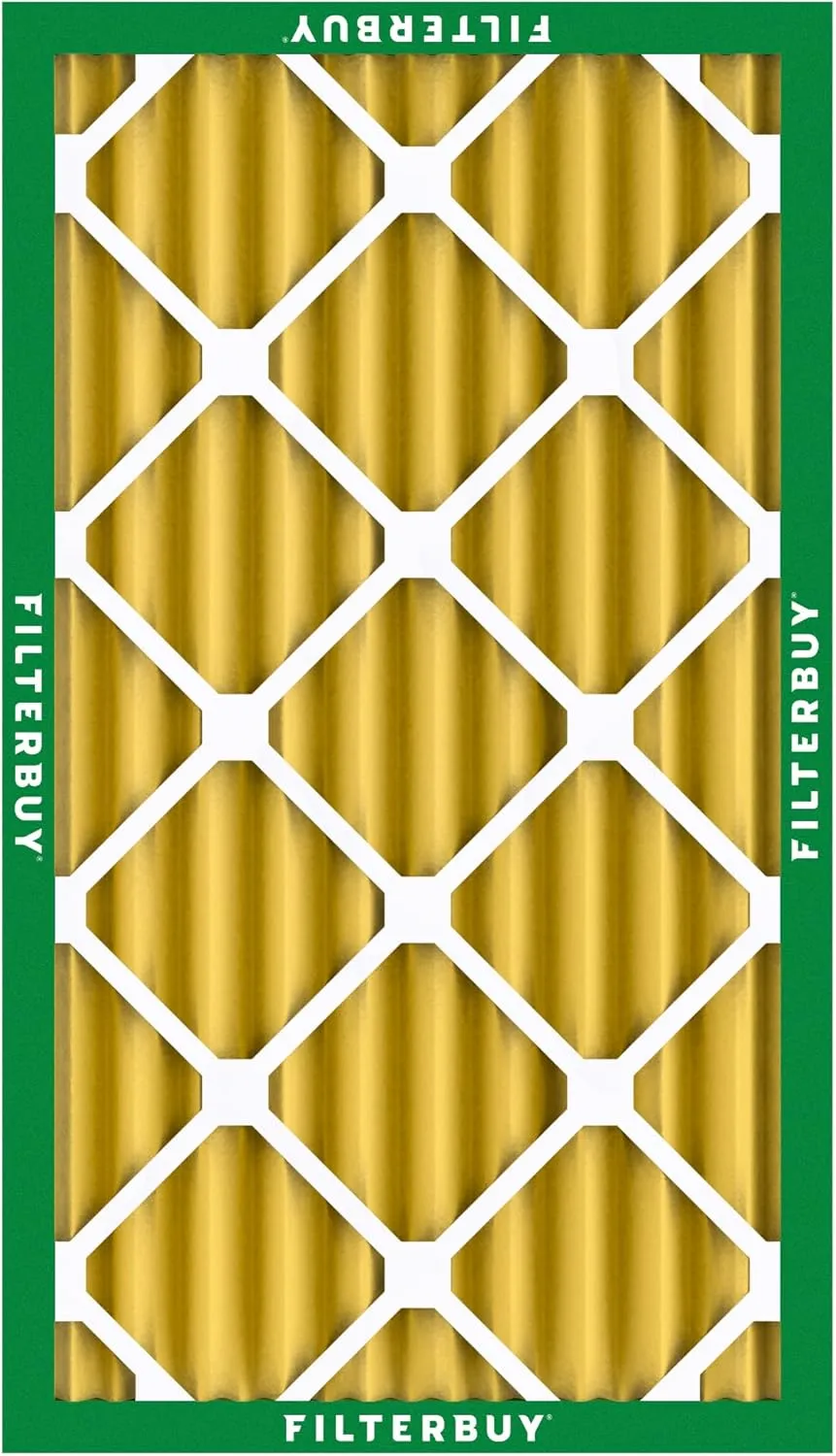 Filterbuy 16x24x4 Air Filter MERV 11 Allergen Defense (2-Pack), Pleated HVAC AC Furnace Air Filters Replacement (Actual Size: 15.38 x 23.38 x 3.63 Inches)