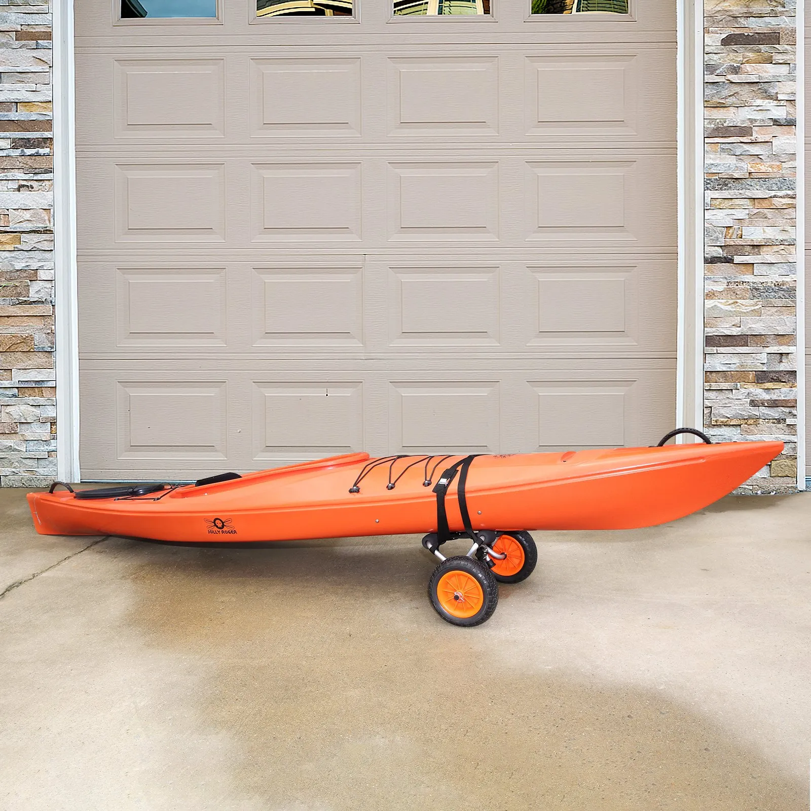 (FINAL PRICES ARE LOWER ON OUR SITE!) VEVOR Heavy Duty Kayak Cart, 250lbs Load Capacity, Foldable Canoe Trolley Cart with 10'' Solid Tires, Nonslip Support Foot & Tie-Down Strap, for Kayaks Canoes Paddleboards Float Mats Jon Boats