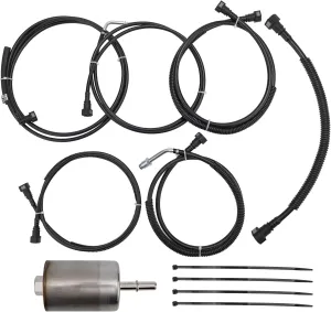 FL-FG0810 Fuel Lines Kit Nylon Compatible with GMC Yukon 2002-2004, Fit for Chevy Suburban 1500 Tahoe 2002 2003 2004, Replace# FL-FG0811