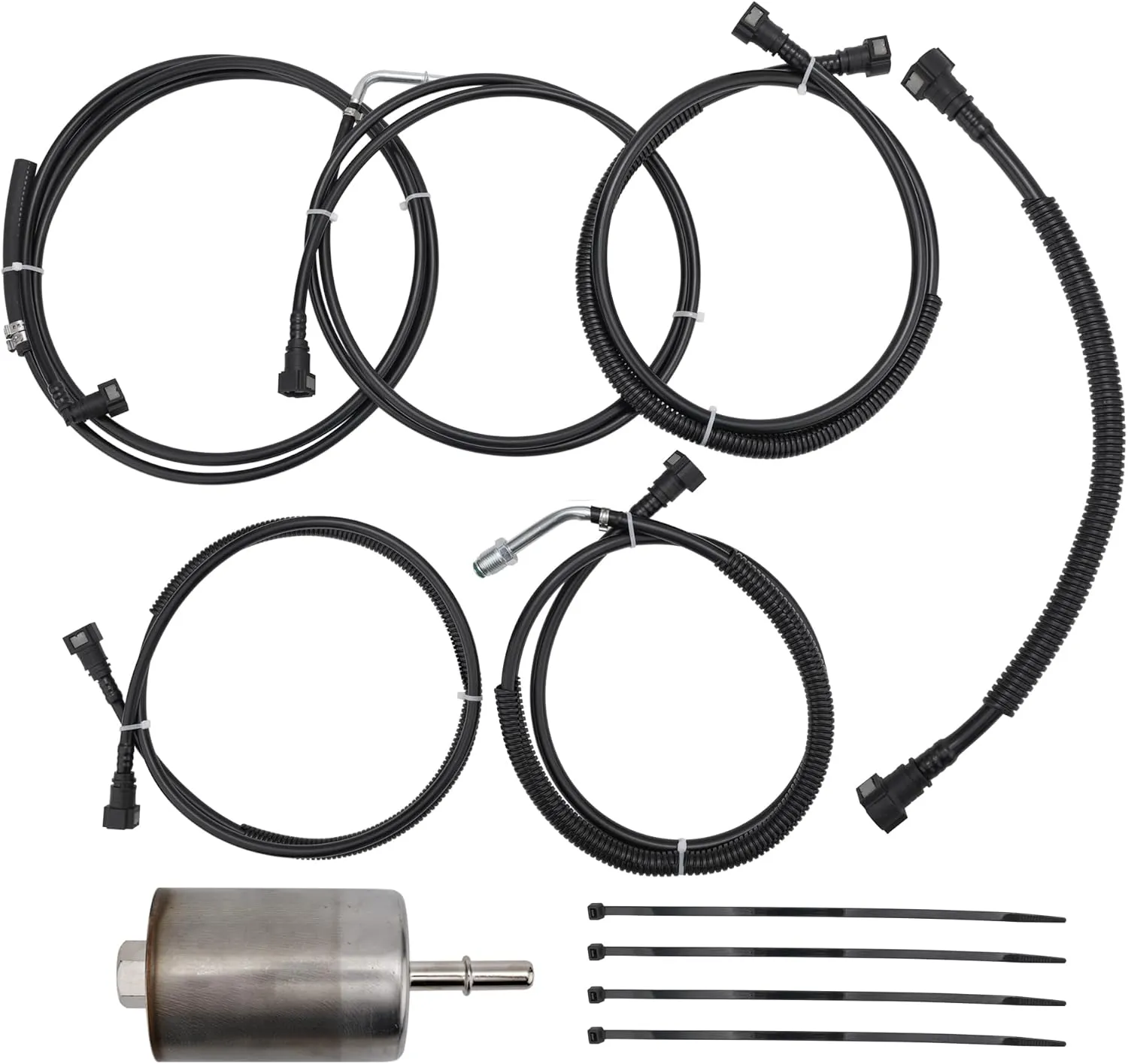 FL-FG0810 Fuel Lines Kit Nylon Compatible with GMC Yukon 2002-2004, Fit for Chevy Suburban 1500 Tahoe 2002 2003 2004, Replace# FL-FG0811