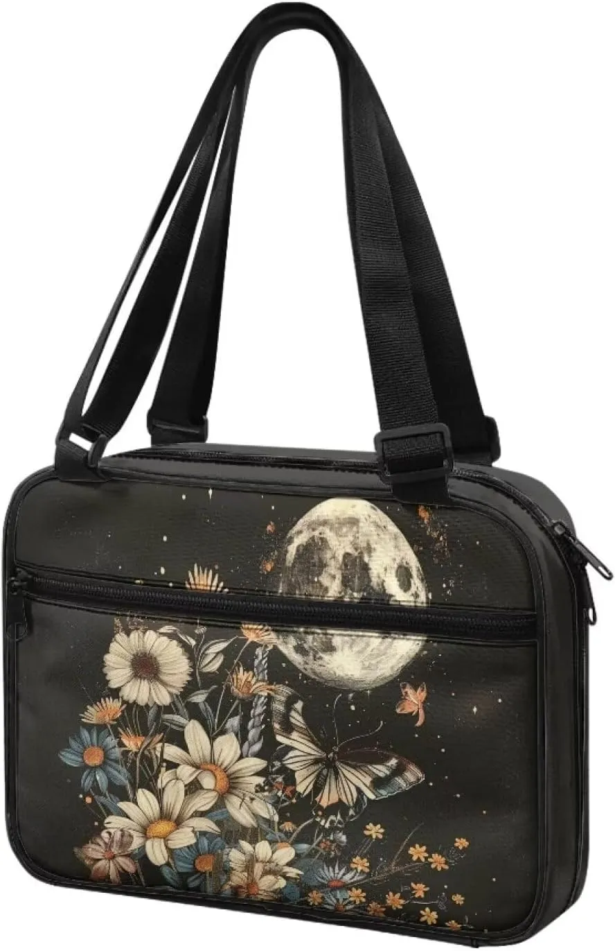 Flashideas Bible Covers for Women Study Bag Bible with Adjustable Shoulder Strap Zippered Bible Bag