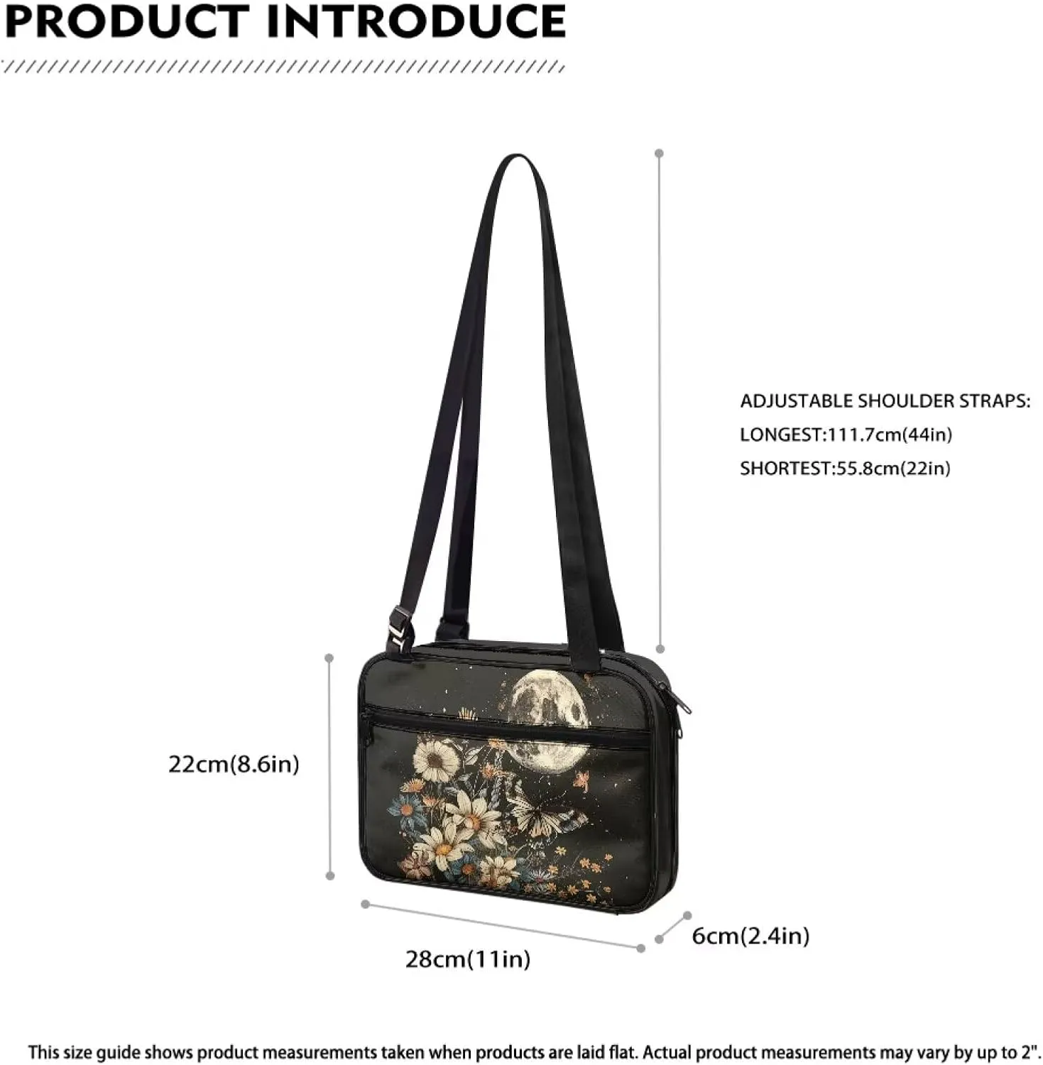 Flashideas Bible Covers for Women Study Bag Bible with Adjustable Shoulder Strap Zippered Bible Bag