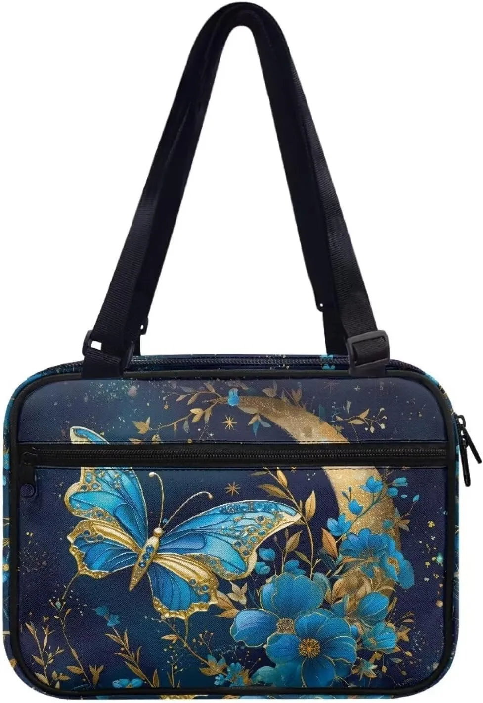 Flashideas Bible Covers for Women Zippered Bible Bag with Adjustable Shoulder Strap Multifunctional Bag