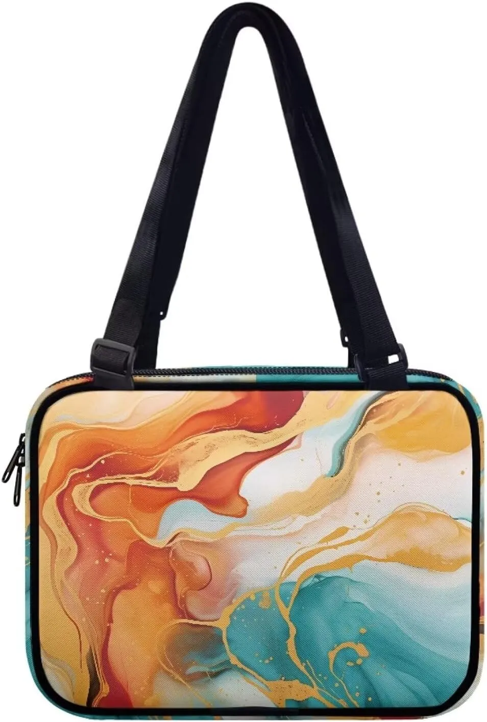 Flashideas Bible Covers for Women Zippered Bible Bag with Adjustable Shoulder Strap Multifunctional Bag