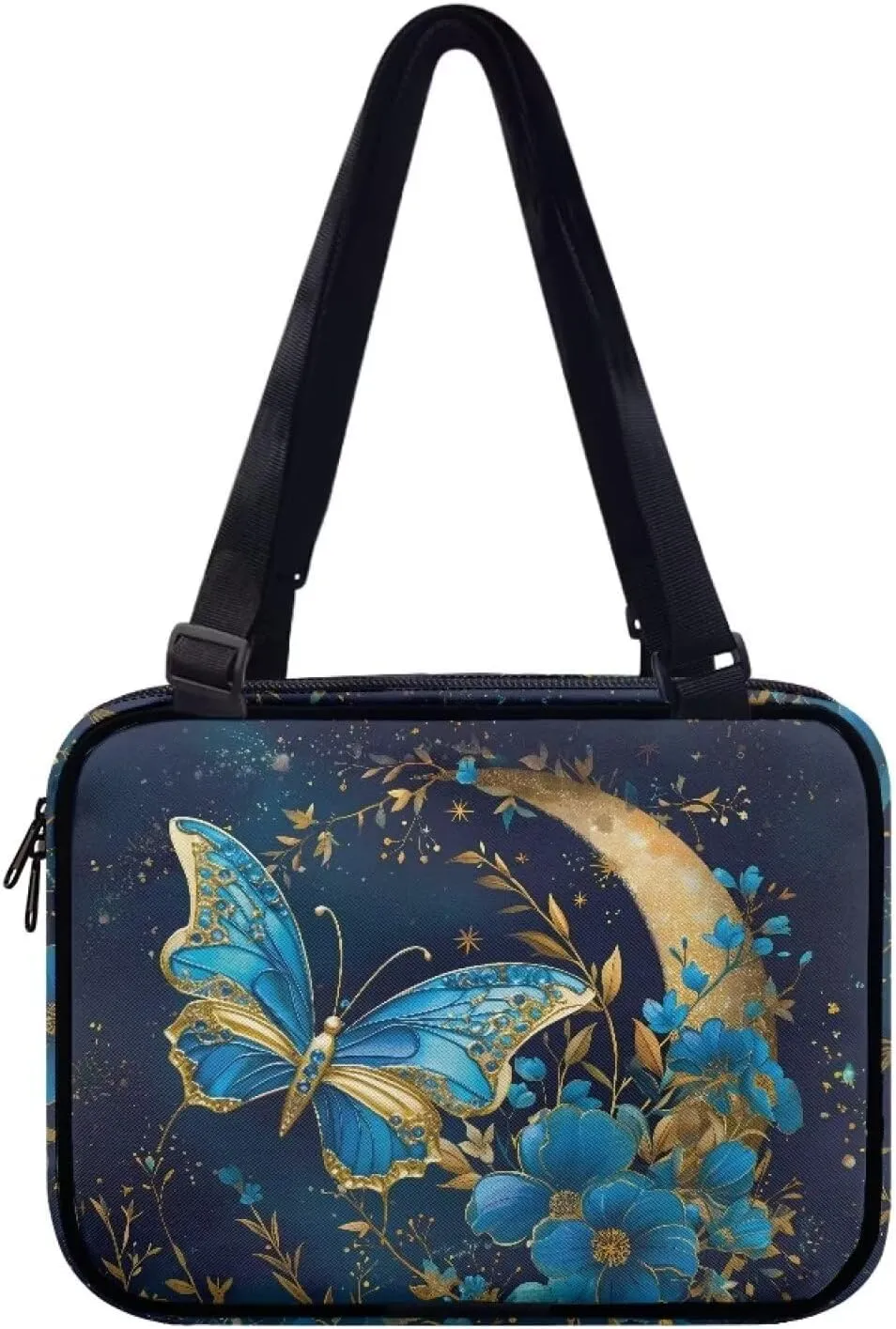 Flashideas Bible Covers for Women Zippered Bible Bag with Adjustable Shoulder Strap Multifunctional Bag