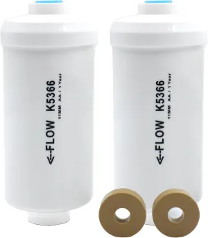 Fluoride Water Filter, Replacement for Berkey® PF-2® Elements, Berkey® Gravity Filtration System, including Big, Travel, Royal, Imperial and Crown Series, Natural filter material, Pack of 2