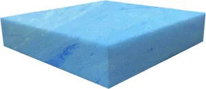 FoamRush 3"x 36" x 36" Gel Cooling Memory Square Foam, Seat Cushion Replacement, Upholstery Foam, Seat Replacement, Upholstery Sheet, Wheelchair Seat Cushion Replacement, Made in USA