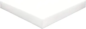 Foamy Foam 2Pack High Density 3 inch Thick, 22 inch Wide, 22 inch Long Upholstery Foam, Cushion Replacement