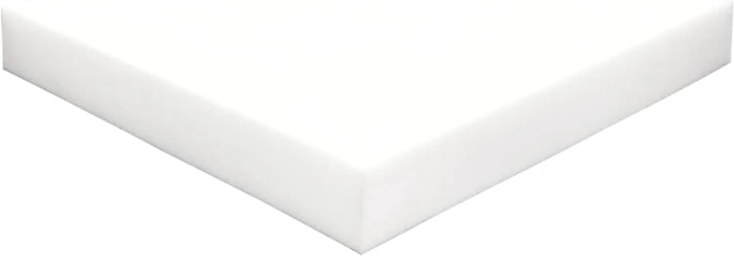 Foamy Foam 2Pack High Density 3 inch Thick, 22 inch Wide, 22 inch Long Upholstery Foam, Cushion Replacement