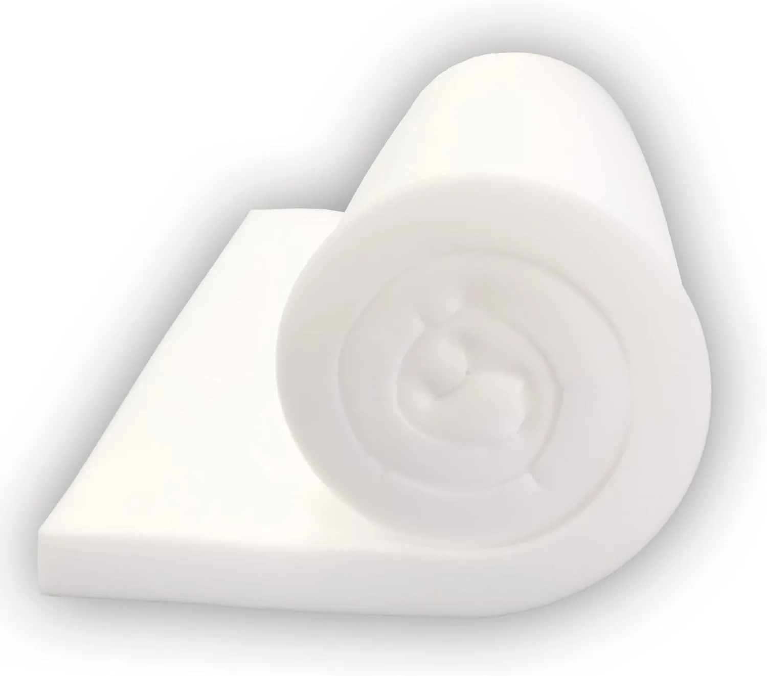 Foamy Foam High Density 1 inch Thick, 24 inch Wide, 72 inch Long Upholstery Foam, Cushion Replacement