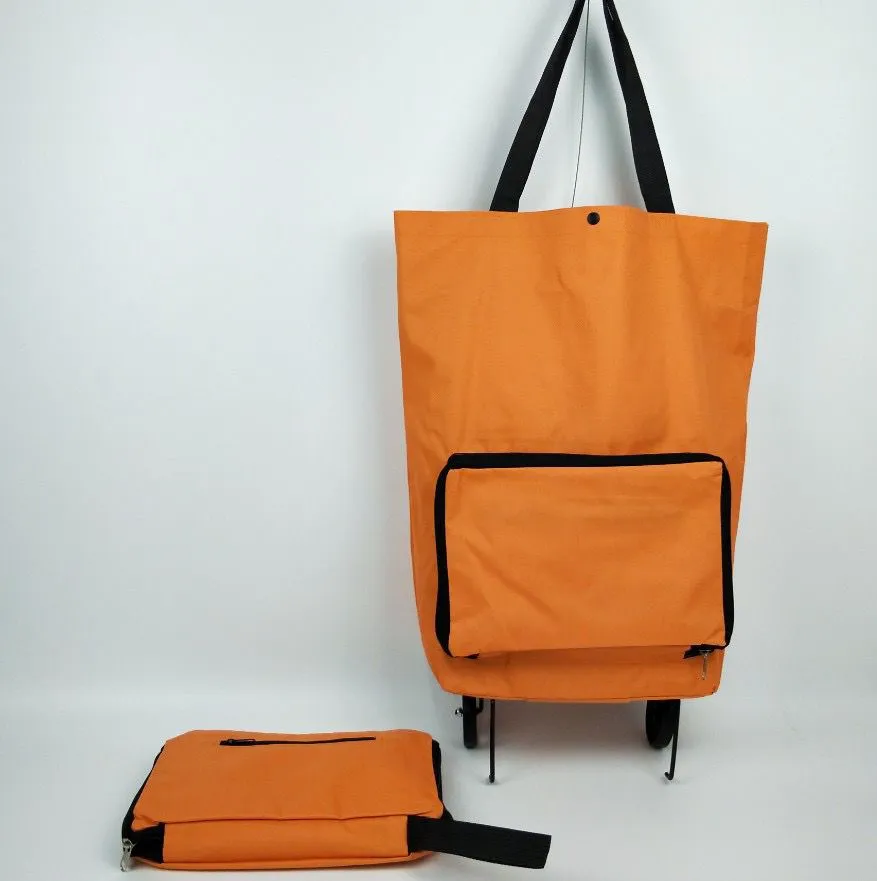Foldable Shopping Cart Trolley Bag with Wheels