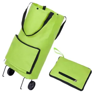 Foldable Shopping Cart Trolley Bag with Wheels