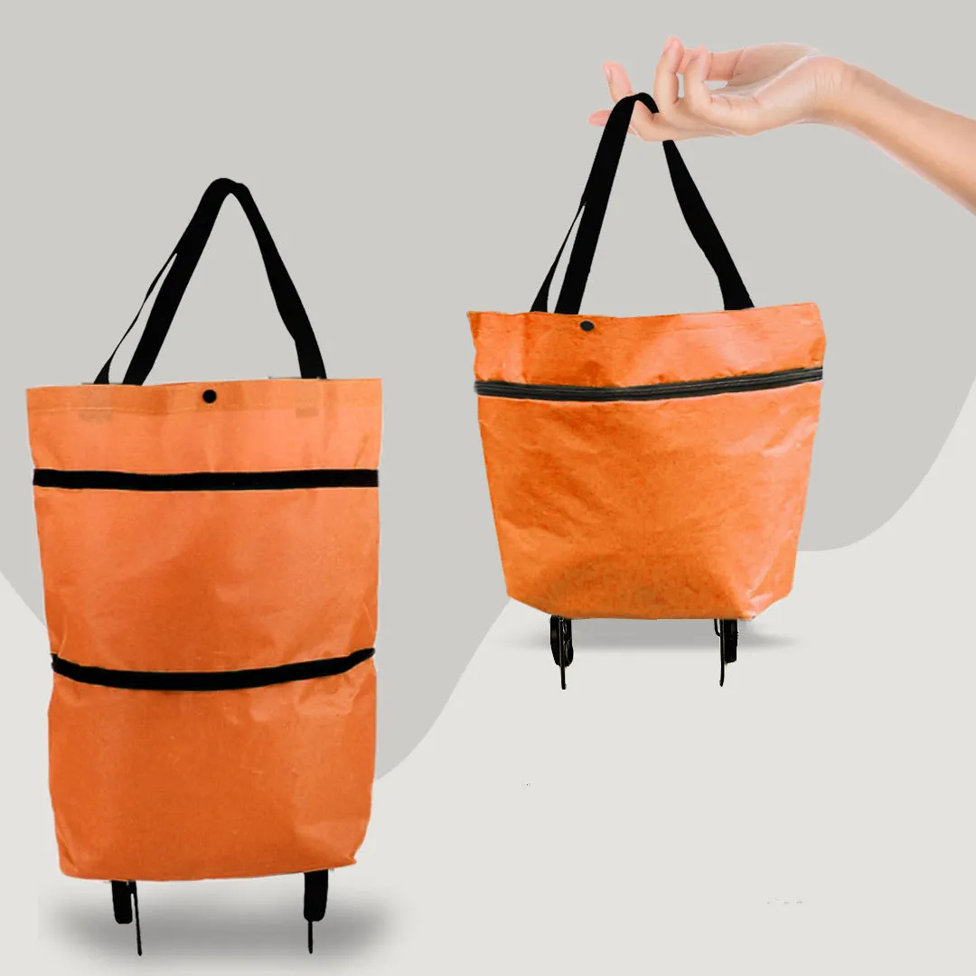 Foldable Shopping Cart with Wheels