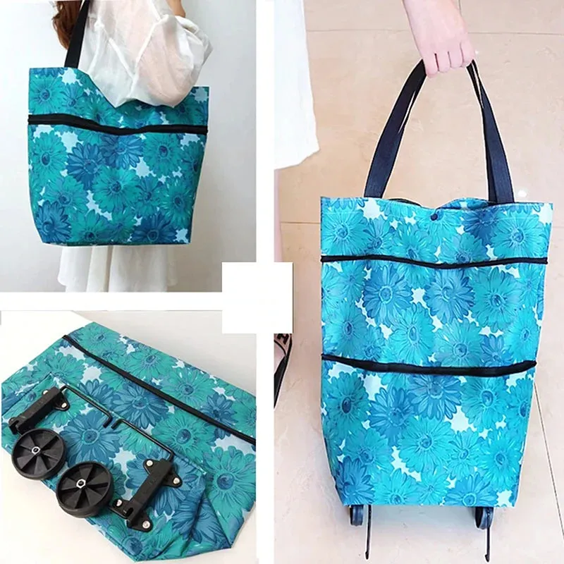 Foldable Shopping Trolley Bag