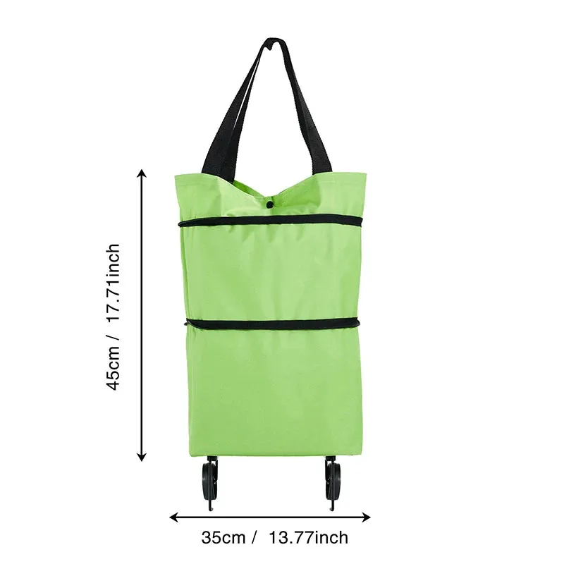 Foldable Shopping Trolley Bag