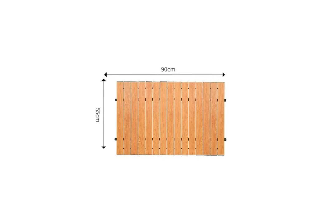 Foldable Tabletop For Camping Trolley Foldable Beach Wagon Aluminum Alloy
