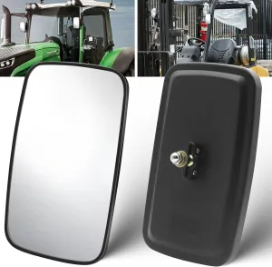 Forklift Mirror, Universal Tractor Mirrors for Forklift Wide Angle Golf Cart Rearview Mirror for Truck Tractor Golf Cart Reaplacement (1)