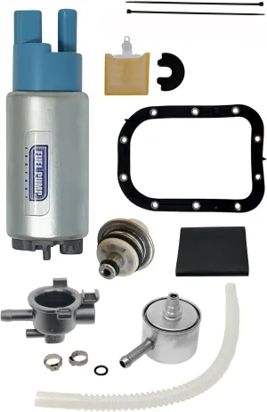 FPF Fuel Pump W/Regulator, Housing & Seal Fits 01-07 Harley Davidson Softail/Deluxe/Fat Boy/Heritage/Night Train/Springer with fuel filter