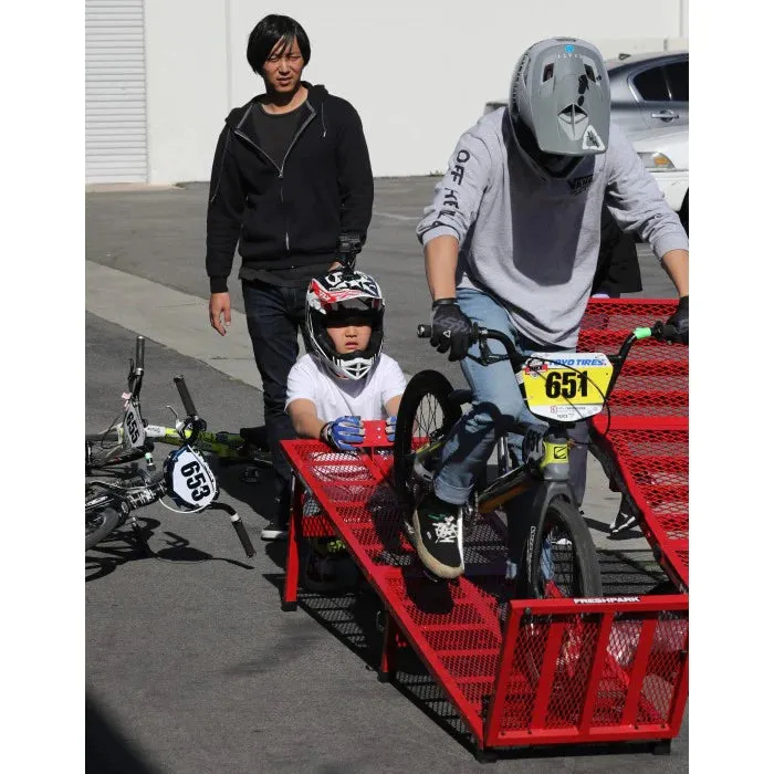 Freshpark BMX Dual Pump Track on a Cart