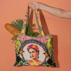 Frida Foldable Shopper Bag Mexican Folklore!