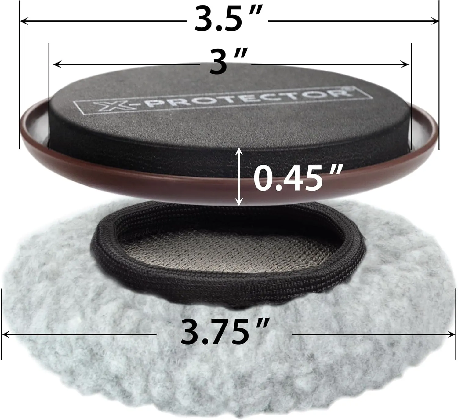 Furniture Sliders X-PROTECTOR - 8 8 Pack 3 1/2” - Multi-Surface Furniture Sliders for Carpet & Hard Floors - 8 Furniture Movers for Carpeted Floors and 8 Hardwood Socks - Move Your Furniture Easily!