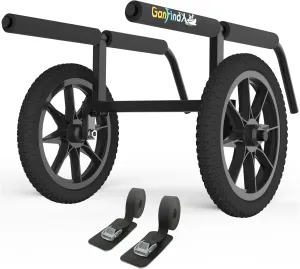 GanFindX Heavy Duty Kayak Cart | Multi-Style Kayak Trolley for Kayaks, Canoes & SUP | Durable Wheels for Easy Transport