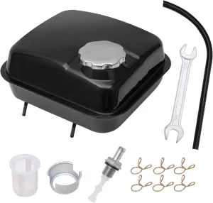 Gas Fuel Tank Compatible for Coleman CT200U CT200U-A CT200U Trail, Coleman BT200X, Coleman Powersports 196cc/200cc/212cc, Trailmaster MB200 ,Baja Warrior 196cc, Hammerhead 80T (Upgrade Black)