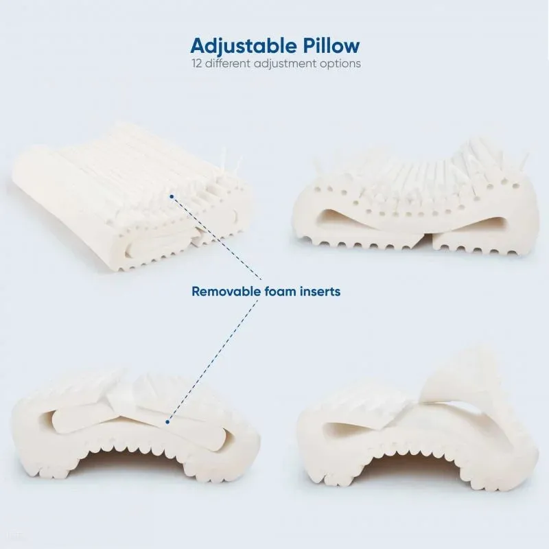 Gel Infused Adjustable Memory Foam Pillow - Extra Soft Version
