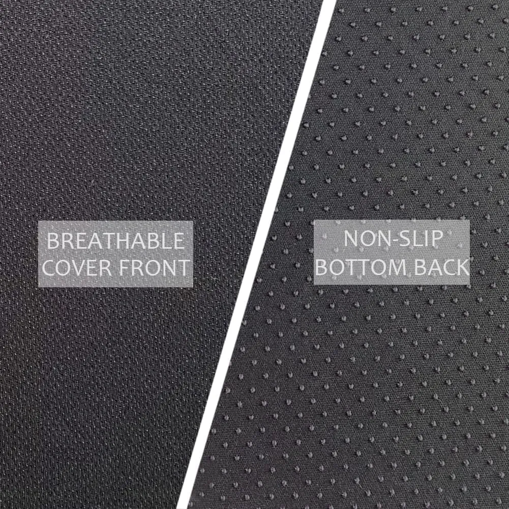 Gel Seat Cushion Pillow - Double Thick Office Chair Car Egg Seat Cushion Pillow for Back, Coccyx & Tailbone Pain Relief Pad - Pressure Reducing Honeycomb Designed for Comfort
