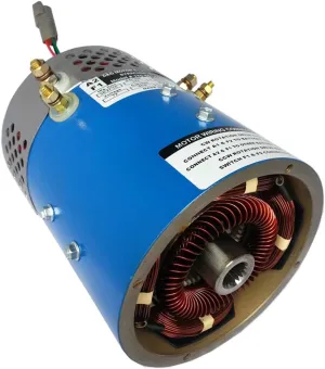 GEM Electric Car Parts - GEM Car Motor - 170-520-0001A - 25-27 mph @ 72V - 30% More Torque Than Stock - 20 HP Peak - High Performance & Made in USA with More Copper & Steel