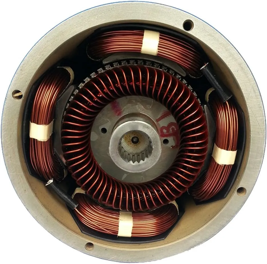 GEM Electric Car Parts - GEM Car Motor - 170-520-0001A - 25-27 mph @ 72V - 30% More Torque Than Stock - 20 HP Peak - High Performance & Made in USA with More Copper & Steel