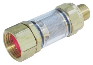 General Pump 100650 DuraView Inlet Filter Integrated Garden Hose Nut, 8.0 GPM, 150 Maximum psi