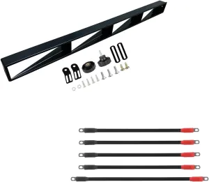 Golf Cart 4 Panel Mirror and Battery Cables