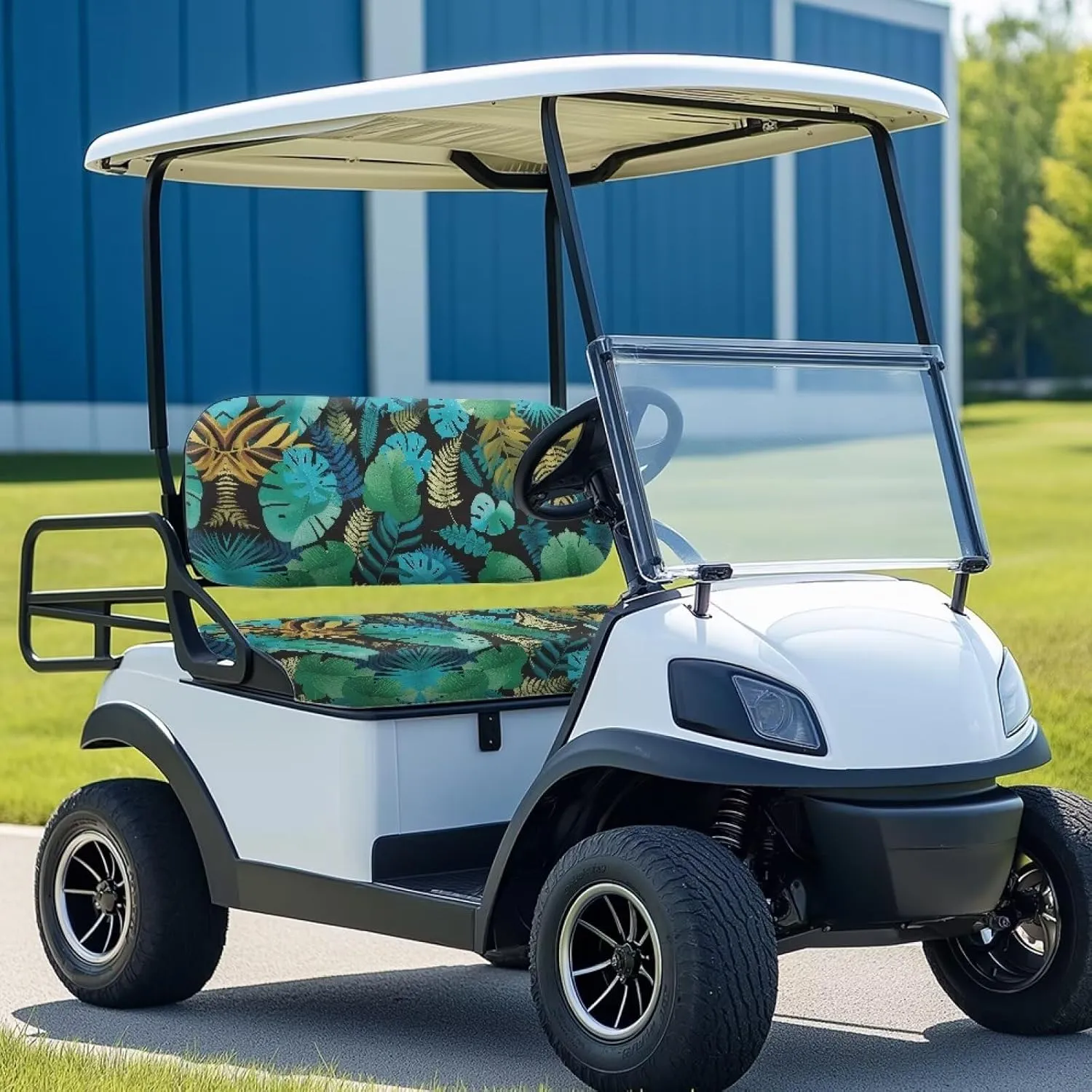 Golf Cart Accessories Easy Installation Golf Cart Seat Covers Club Car Seat Protectors with Non-Slip Backing - Heavy Duty Seat Blanket Fit All-Day Driving